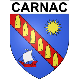 Carnac Sticker wappen, gelsenkirchen, augsburg, klebender aufkleber