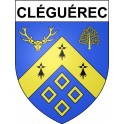 Cléguérec 56 ville Stickers blason autocollant adhésif