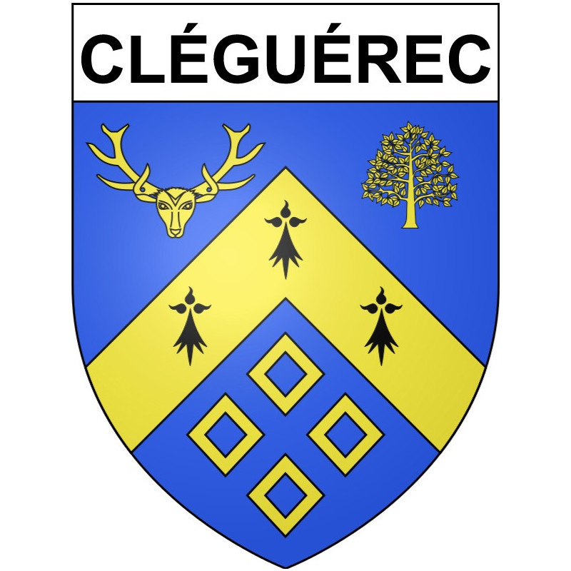 Adesivi stemma Cléguérec adesivo