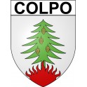 Pegatinas escudo de armas de Colpo adhesivo de la etiqueta engomada