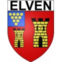 Pegatinas escudo de armas de Elven adhesivo de la etiqueta engomada