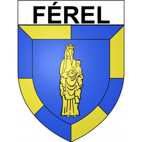 Stickers coat of arms Férel adhesive sticker