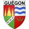 Guégon Sticker wappen, gelsenkirchen, augsburg, klebender aufkleber