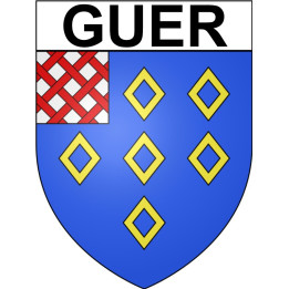 Pegatinas escudo de armas de Guer adhesivo de la etiqueta engomada