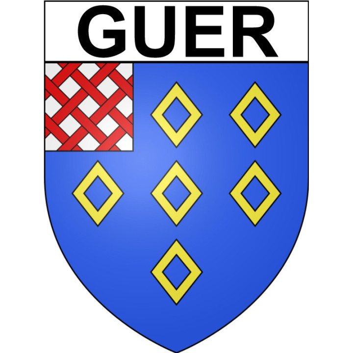 Guer Sticker wappen, gelsenkirchen, augsburg, klebender aufkleber