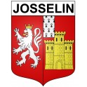 Pegatinas escudo de armas de Josselin adhesivo de la etiqueta engomada