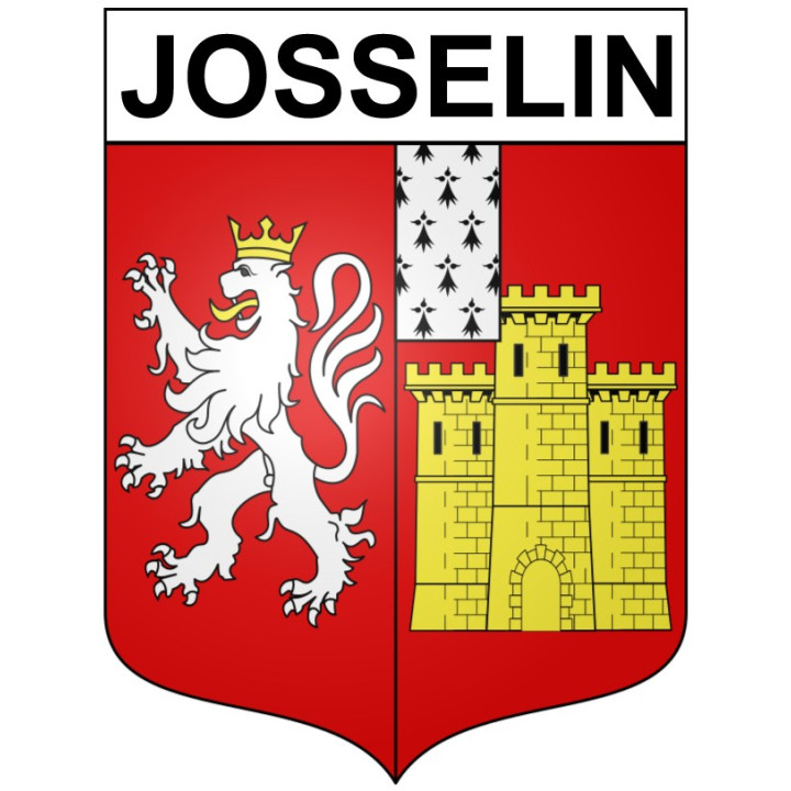 Stickers coat of arms Josselin adhesive sticker