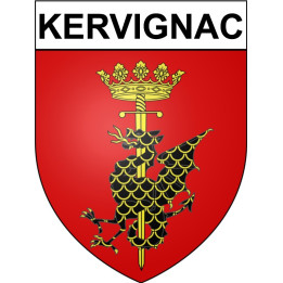 Kervignac Sticker wappen, gelsenkirchen, augsburg, klebender aufkleber