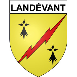 Landévant 56 ville Stickers blason autocollant adhésif