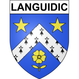 Languidic Sticker wappen, gelsenkirchen, augsburg, klebender aufkleber