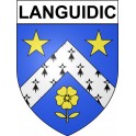 Languidic 56 ville Stickers blason autocollant adhésif