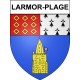 Larmor-Plage 56 ville Stickers blason autocollant adhésif
