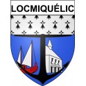 Stickers coat of arms Locmiquélic adhesive sticker