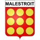 Stickers coat of arms Malestroit adhesive sticker