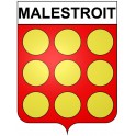 Malestroit 56 ville Stickers blason autocollant adhésif