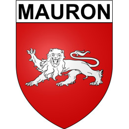 Mauron 56 ville Stickers blason autocollant adhésif