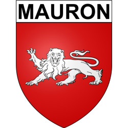 Mauron 56 ville Stickers blason autocollant adhésif