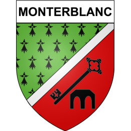 Monterblanc 56 ville Stickers blason autocollant adhésif