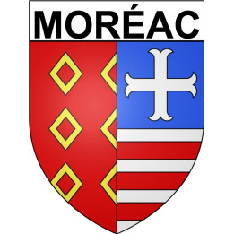 Moréac Sticker wappen, gelsenkirchen, augsburg, klebender aufkleber
