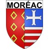Stickers coat of arms Moréac adhesive sticker