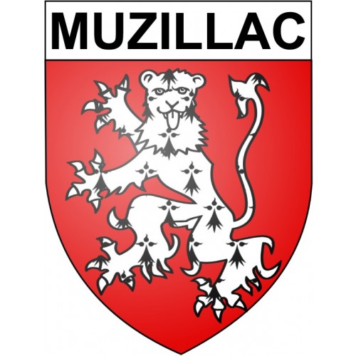 Stickers coat of arms Muzillac adhesive sticker