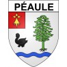 Péaule 56 ville Stickers blason autocollant adhésif