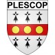 Plescop 56 ville Stickers blason autocollant adhésif