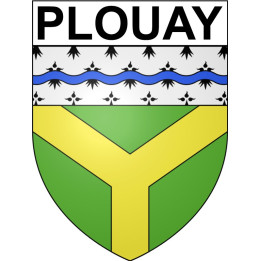 Stickers coat of arms Plouay adhesive sticker