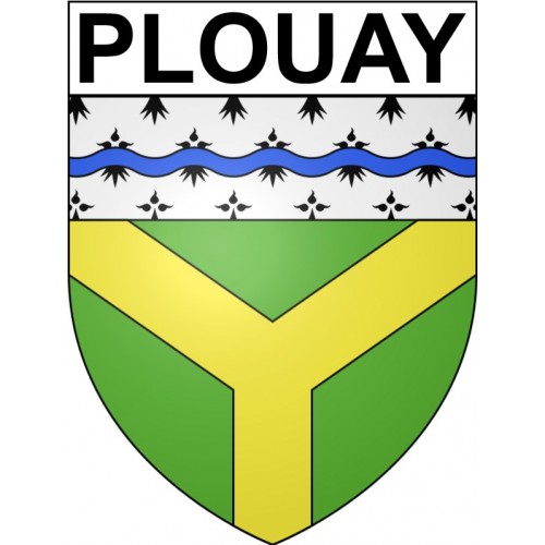 Stickers coat of arms Plouay adhesive sticker