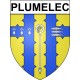 Plumelec 56 ville Stickers blason autocollant adhésif
