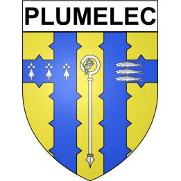 Plumelec Sticker wappen, gelsenkirchen, augsburg, klebender aufkleber