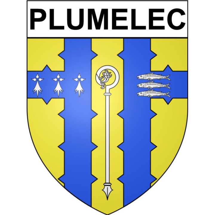 Plumelec Sticker wappen, gelsenkirchen, augsburg, klebender aufkleber