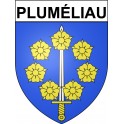 Stickers coat of arms Pluméliau adhesive sticker