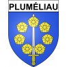 Pluméliau 56 ville Stickers blason autocollant adhésif