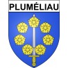 Pluméliau Sticker wappen, gelsenkirchen, augsburg, klebender aufkleber