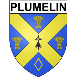 Plumelin Sticker wappen, gelsenkirchen, augsburg, klebender aufkleber