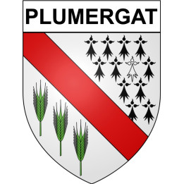 Stickers coat of arms Plumergat adhesive sticker