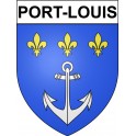 Pegatinas escudo de armas de Port-Louis adhesivo de la etiqueta engomada