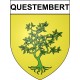 Questembert Sticker wappen, gelsenkirchen, augsburg, klebender aufkleber