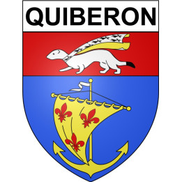 Stickers coat of arms Quiberon adhesive sticker