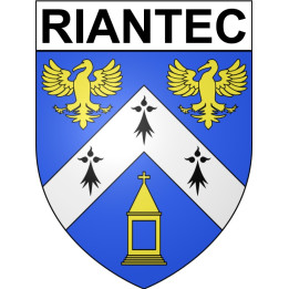 Stickers coat of arms Riantec adhesive sticker