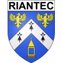 Riantec 56 ville Stickers blason autocollant adhésif
