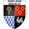 Saint-Jean-Brévelay Sticker wappen, gelsenkirchen, augsburg, klebender aufkleber