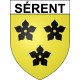 Stickers coat of arms Sérent adhesive sticker