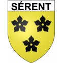 Stickers coat of arms Sérent adhesive sticker
