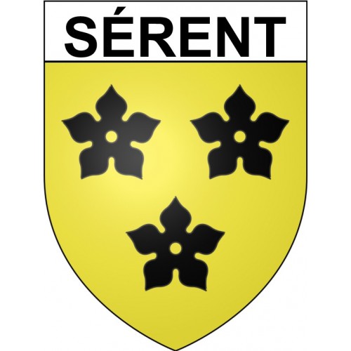 Sérent Sticker wappen, gelsenkirchen, augsburg, klebender aufkleber