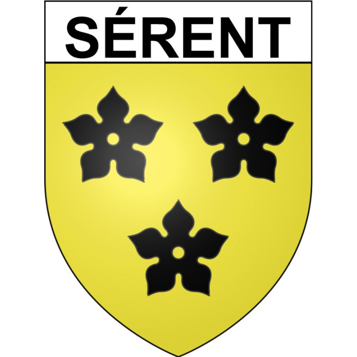 Sérent Sticker wappen, gelsenkirchen, augsburg, klebender aufkleber