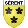 Sérent 56 ville Stickers blason autocollant adhésif