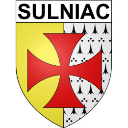 Sulniac Sticker wappen, gelsenkirchen, augsburg, klebender aufkleber