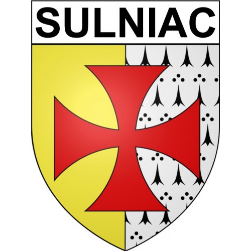 Stickers coat of arms Sulniac adhesive sticker